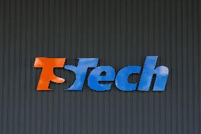 TS TECH sign and logo